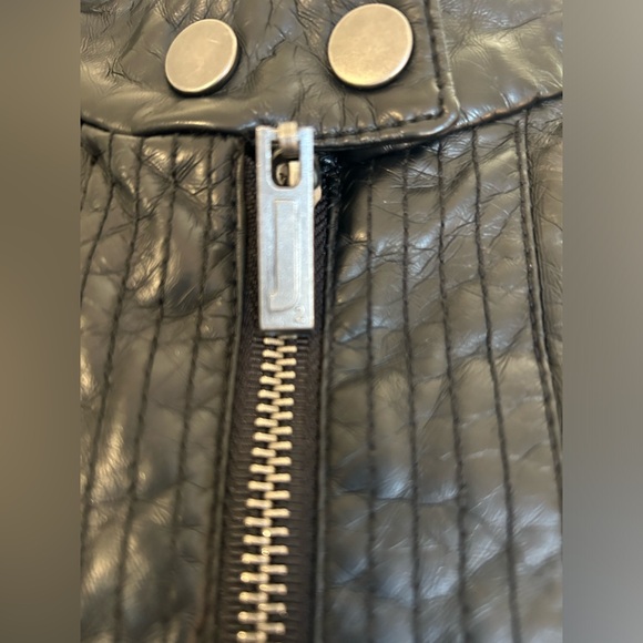 J2 Faux Black Leather Jacket - Picture 8 of 10